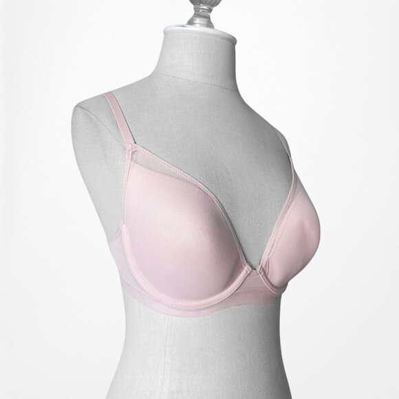 Maidenform Pastel Pink Padded Lingerie Bra Size 36C - Picture 2 of 4
